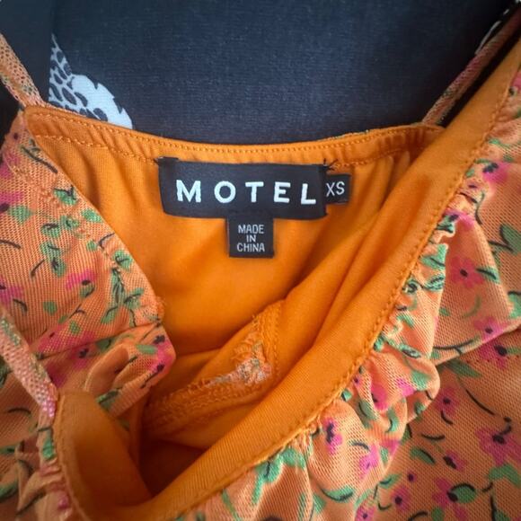 Motel Holina Mini Dress In Summer Sun, size XS - Picture 5 of 10